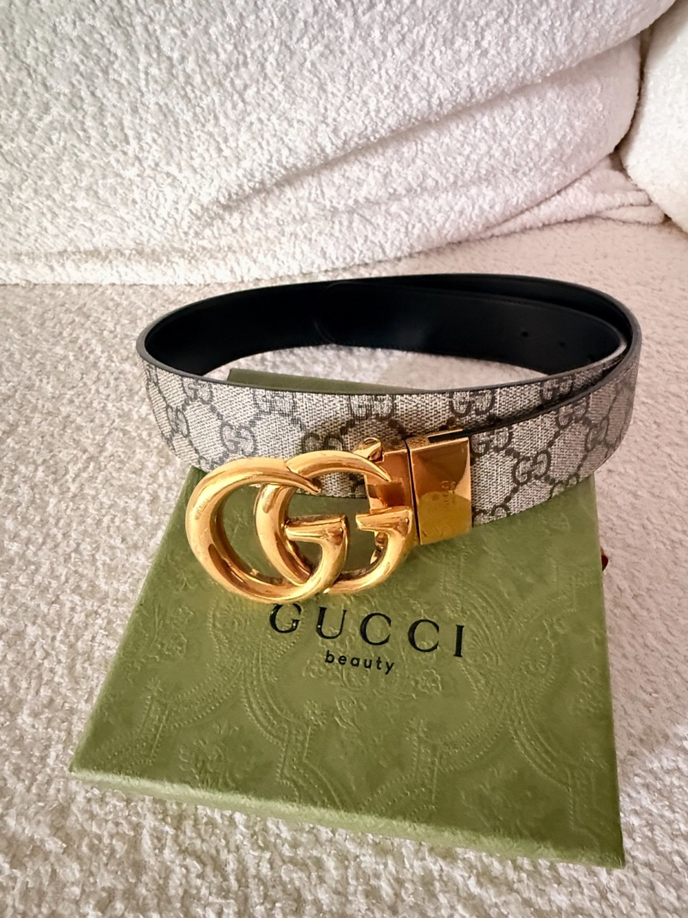 Authentic Gucci GG Marmont Reversible Belt - Picture 5 of 7